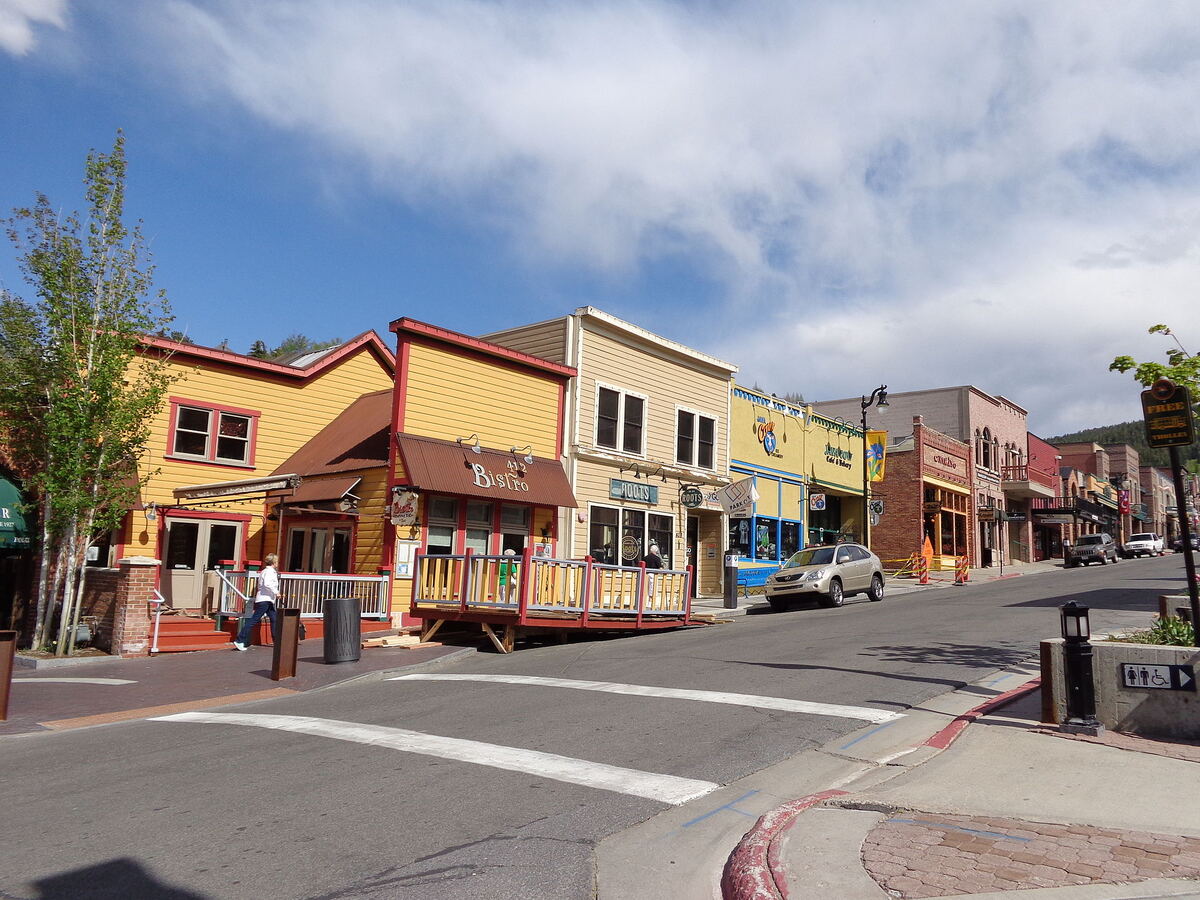 Historic Main Street in Park City, Utah